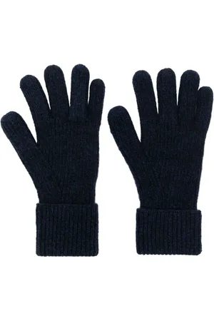 N.PEAL Gerippte Handschuhe aus Kaschmir