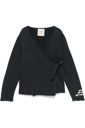 DOUUOD KIDS Gewickeltes Sweatshirt