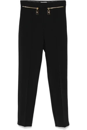 Elisabetta Franchi Straight-Leg-Hose aus Krepp