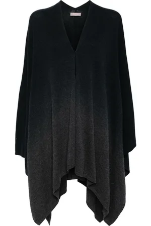 N.PEAL Gestricktes Cape mit Farbverlauf