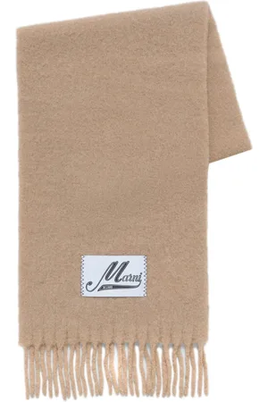 Marni Schal mit Logo-Applikation