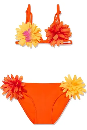 Selini Action Bikini mit Blumenapplikation