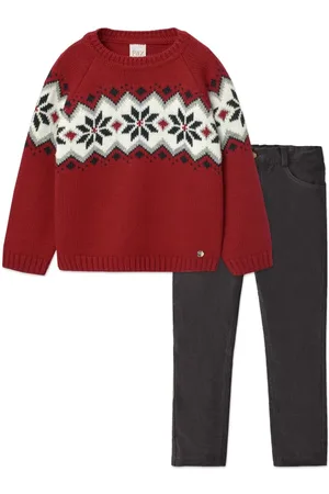 PAZ RODRIGUEZ Pullover mit Fair-Isle-Muster