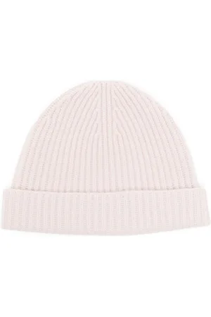 N.PEAL Gerippte Beanie aus Kaschmir