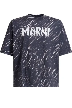 Marni T-Shirt mit Logo-Print