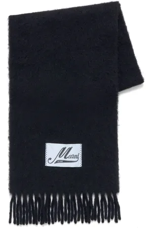 Marni Schal mit Logo-Applikation