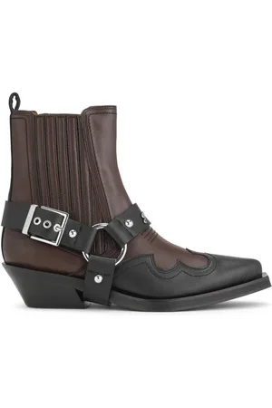 Ganni Schmale Chelsea-Cowboystiefel