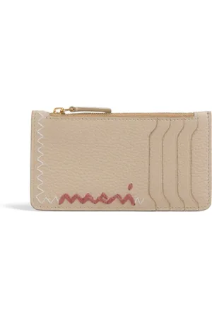 Marni Portemonnaie mit Logo-Stickerei