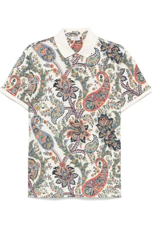 Etro Poloshirt mit Paisley-Print