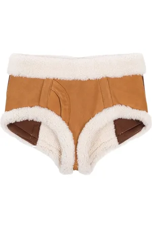 Natasha Zinko Kurze Shorts aus Schafsleder