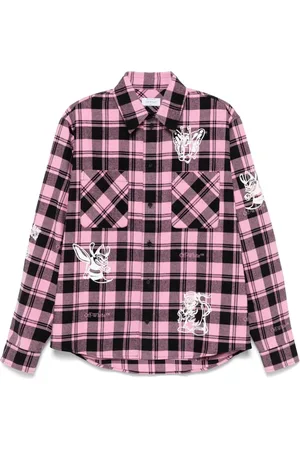 OFF-WHITE Flanellhemd mit Character Check