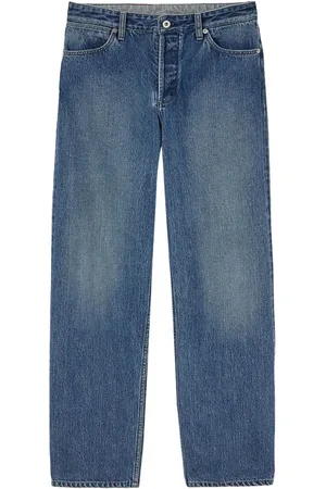 Jil Sander Halbhohe Straight-Leg-Jeans
