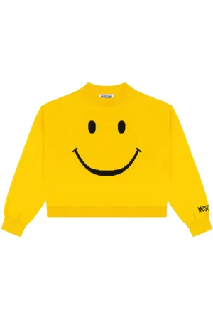 Moschino Intarsien-Pullover mit Logo