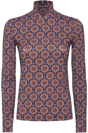 La DoubleJ Rollkragenpullover mit geometrischem Muster