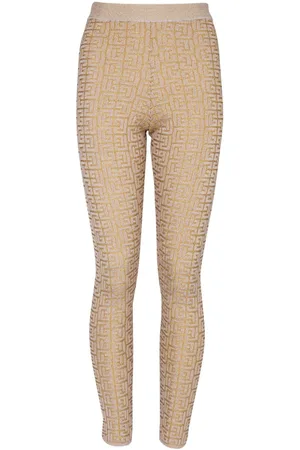 Balmain Gestrickte Labyrinth Leggings