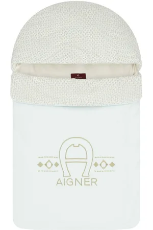 Aigner Schlafsack mit Logo-Stickerei