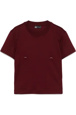 MUGLER T-Shirt mit Piercing-Detail