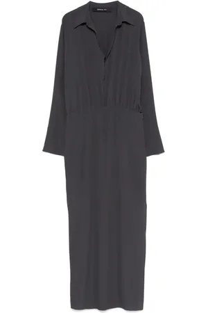 FEDERICA TOSI Maxikleid aus Krepp