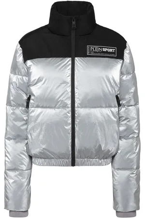 Philipp Plein Steppjacke mit Logo-Applikation