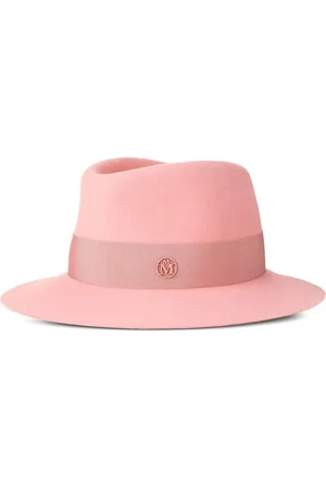 Le Mont St Michel Andre Fedora mit Logo-Schild