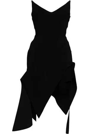 MUGLER Asymmetrisches Bustier-Minikleid
