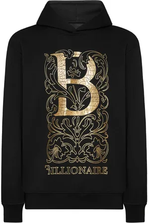 BILLIONAIRE Hoodie mit Logo-Print