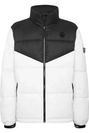 Philipp Plein Gefütterte Jacke mit Kontrasteinsätzen