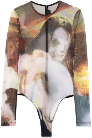 MUGLER Transparenter Sunset Sees Body