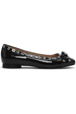 Ganni Ballerinas mit Ösendetail