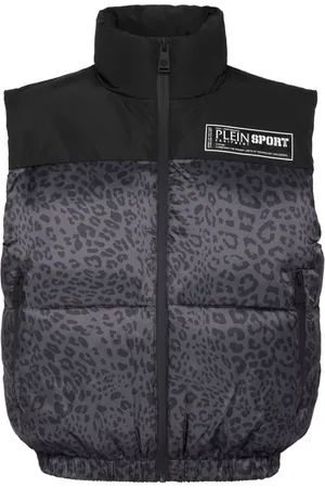Philipp Plein Weste mit Leoparden-Print