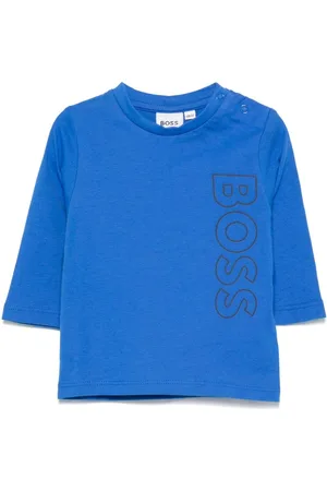 HUGO BOSS T-Shirt mit gummiertem Logo