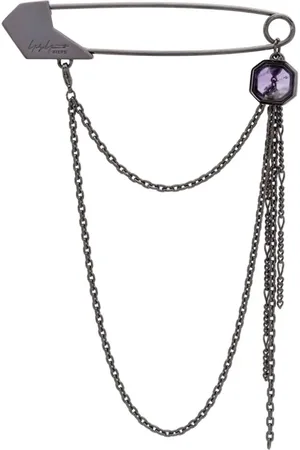 YOHJI YAMAMOTO Anstecknadel aus Amethyst
