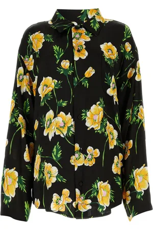 Balenciaga Hemd mit Blumen-Print