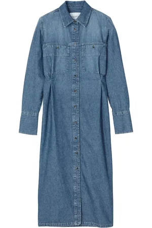 Closed Geknöpftes Maxi-Jeans-Hemdkleid