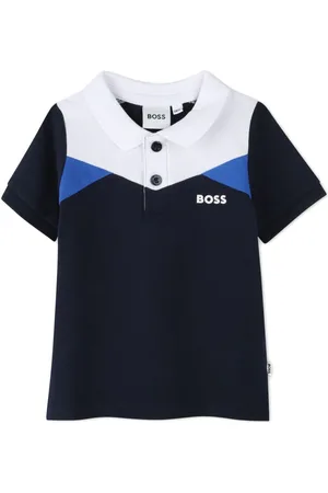 HUGO BOSS Poloshirt mit Kontrasteinsätzen
