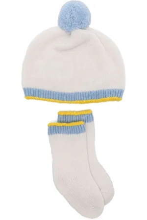 Gensami Set aus Socken und Beanie aus Kaschmir