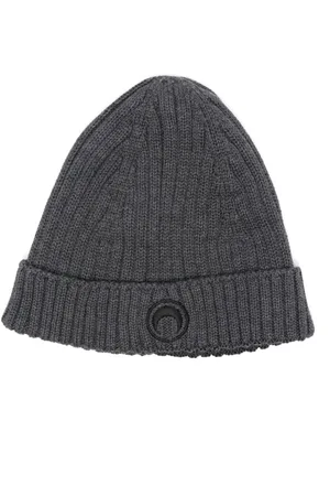 Marine Serre Beanie mit Mond-Logo