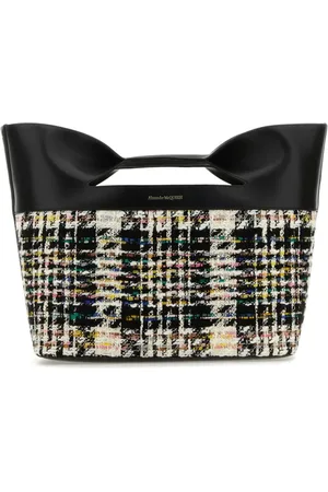 Alexander McQueen Kleiner The Bow Tweed-Shopper