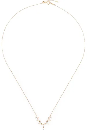 PERSÉE 18kt Triangle Gelbgold-Tennishalskette mit Diamant