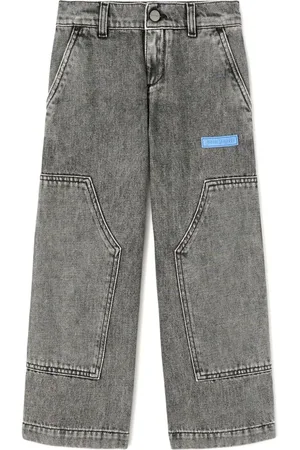 Palm Angels Curved Logo Jeans