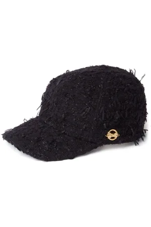 Nina Ricci Tweed-Baseballkappe mit Anhängerdetail