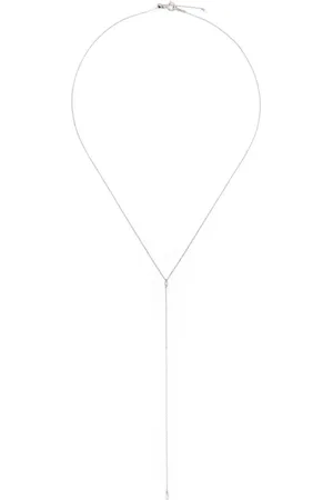 PERSÉE 18kt Danaé Weißgoldhalskette mit Diamant