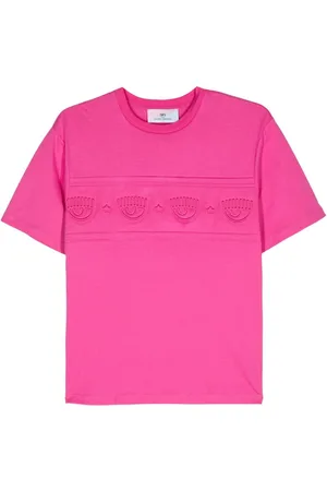 Chiara Ferragni T-Shirt mit Eyelike-Prägung