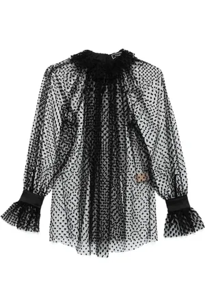 Styland Bluse mit Polka Dots