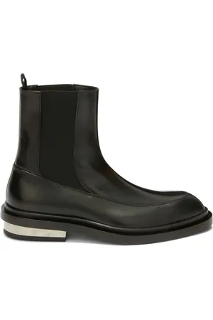 Jil Sander Knöchelhohe Lederstiefel