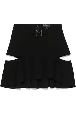 MUGLER Cut-Out-Minirock mit M-Schild