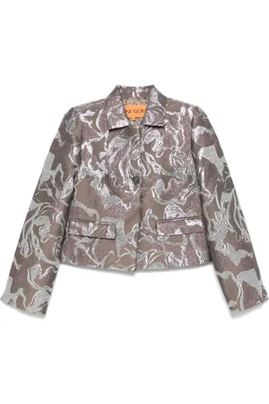 STINE GOYA Jacke im Metallic-Look