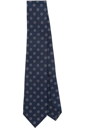 BARBA Krawatte mit Blumen-Print