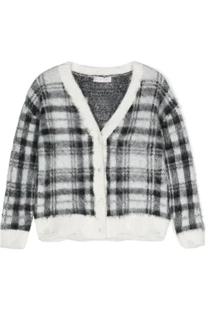 MONNALISA Karierter Cardigan