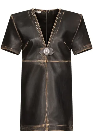 AREA T-Shirtkleid mit Nieten